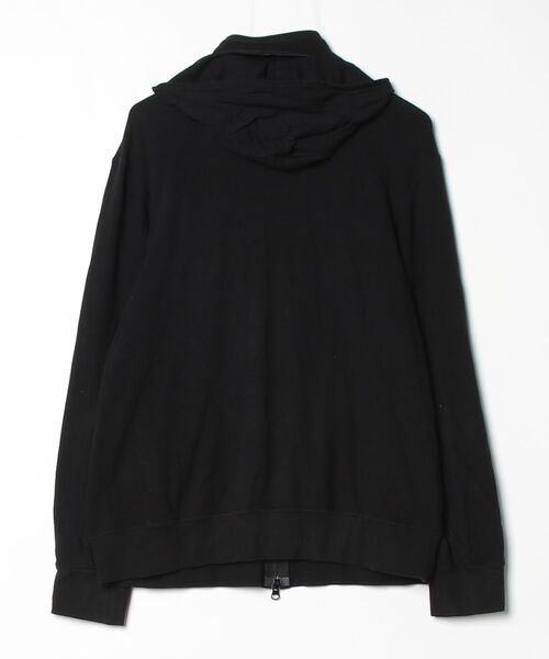 「CABANE de ZUCCa」 ワンポイントジップアップパーカー M ブラック メンズ_画像2