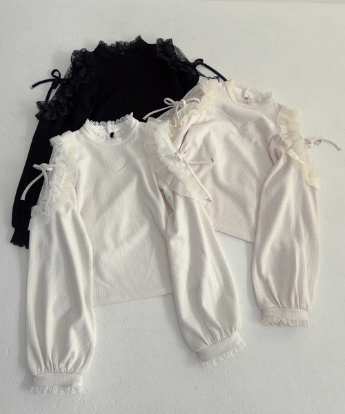 「couture BY ROJITA」 長袖カットソー FREE ベージュ レディース_画像3