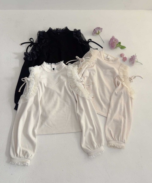 「couture BY ROJITA」 長袖カットソー FREE ベージュ レディース_画像4