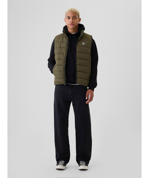 GAP（ギャップ） ダウンベスト M オリーブ メンズ : ZOZOTOWN Yahoo!店