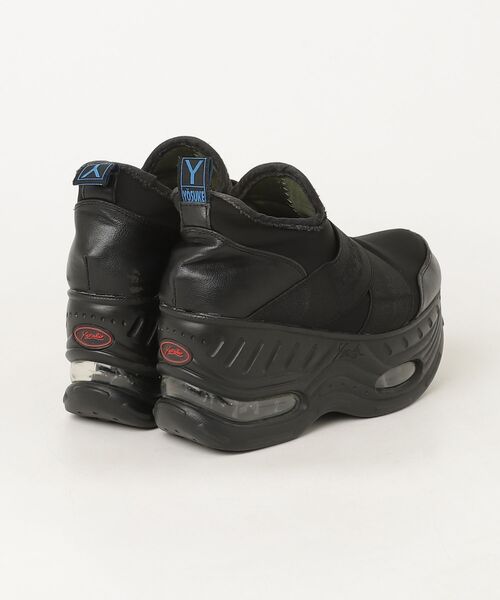 「YOSUKE」 スリッポン 23 ブラック レディース_画像2