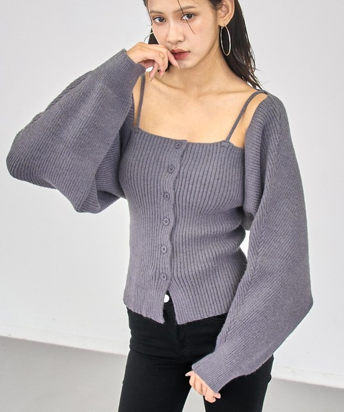 ANAP（アナップ） アンサンブル キャミ × ボレロ アンサンブル ニット