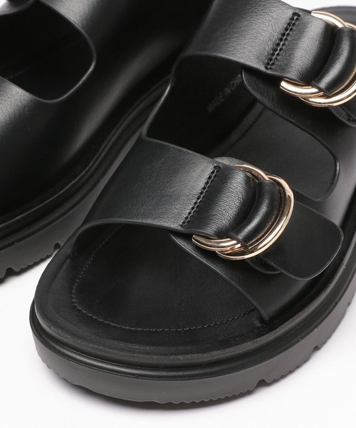 「LEPSIM」 フラットサンダル MEDIUM シルバー レディース_画像5