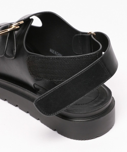 「LEPSIM」 フラットサンダル MEDIUM シルバー レディース_画像7