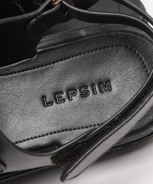 「LEPSIM」 フラットサンダル MEDIUM シルバー レディース_画像9