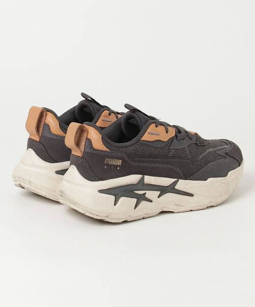 「PUMA」 ローカットスニーカー 23cm グレー レディース_画像2