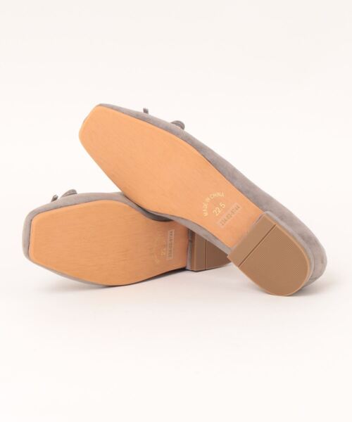 「Fin」 フラットパンプス 24.5cm グリーン レディース_画像3