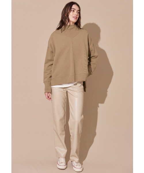 「ALEXIA STAM」 スウェットカットソー FREE チャコールグレー レディース_画像9