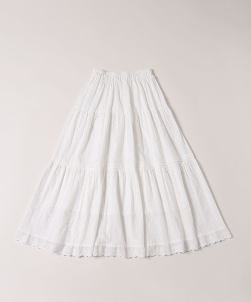 「WC」 フレアスカート FREE ホワイト レディース_画像4