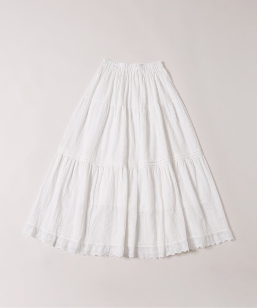 「WC」 フレアスカート FREE ホワイト レディース_画像5