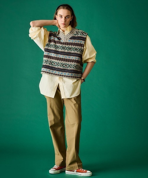 「THE SHINZONE」 チノパンツ 34 ベージュ レディース_画像4