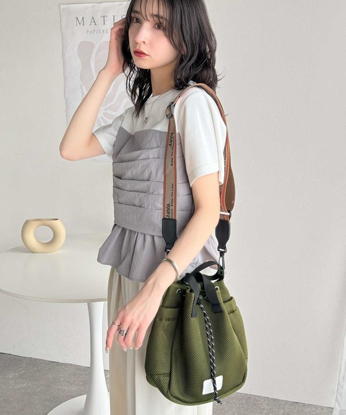 「Java」 2WAYバッグ ONE SIZE カーキ レディース_画像5