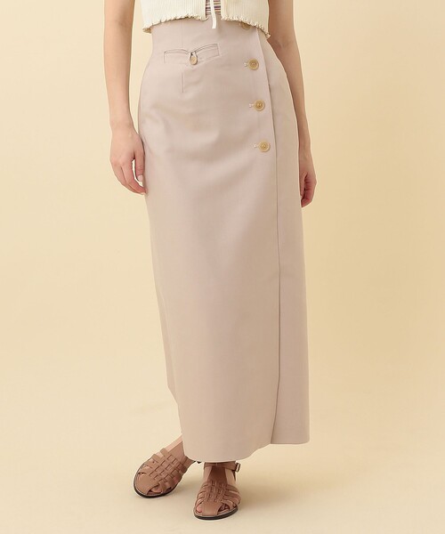 「ME COUTURE」 タイトスカート 0 ベージュ レディース_画像8