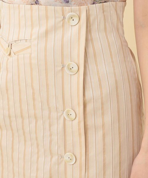 「ME COUTURE」 タイトスカート 0 ベージュ レディース_画像9