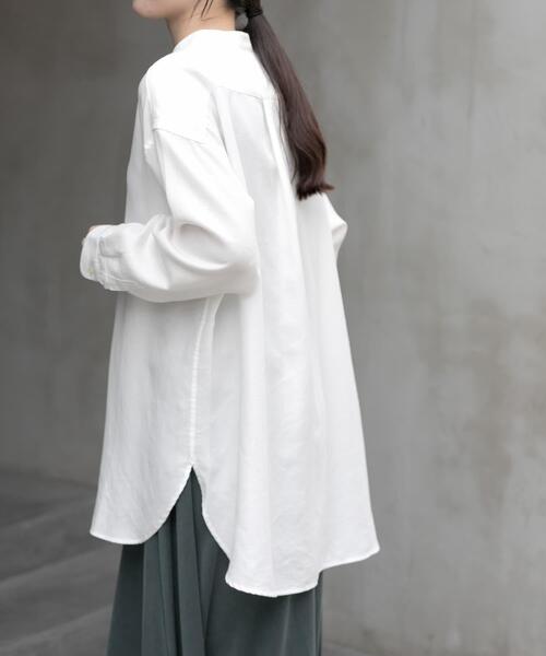 「FORK&SPOON」 長袖ブラウス 1 オフホワイト レディース_画像4