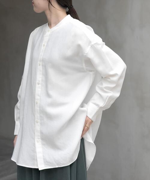 「FORK&SPOON」 長袖ブラウス 1 オフホワイト レディース_画像5