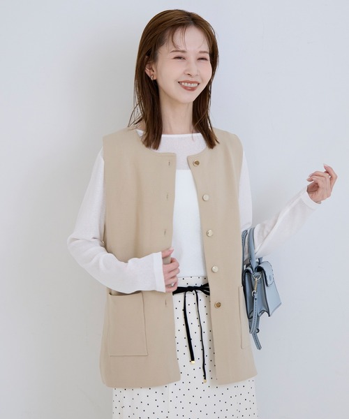 coca（コカ） ベスト ジレ 金ボタンニットベスト | セレモニー
