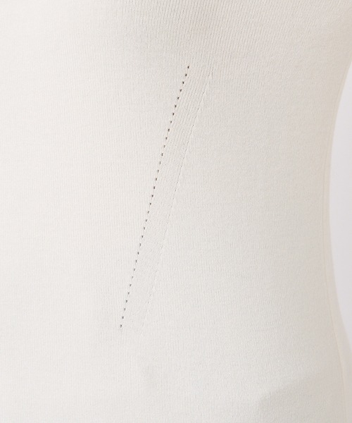 「RIVE DROITE」 7分袖ニット FREE オフホワイト レディース_画像8