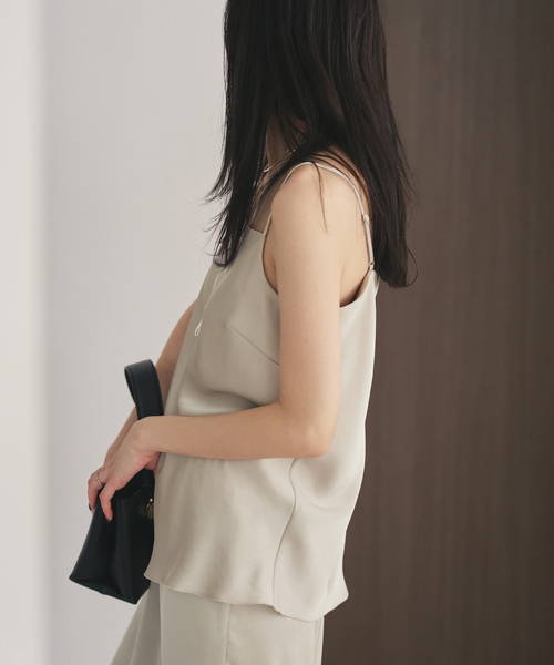 plage（プラージュ） キャミソール 「追加」dull satin キャミソール