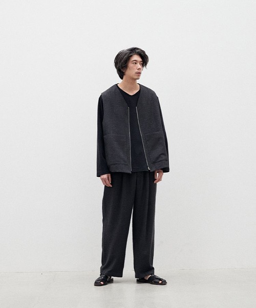「LIDNM」 イージーパンツ MEDIUM グレー系その他 メンズ_画像5