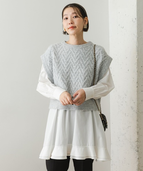 「F by ROSSO」 長袖ブラウス FREE オフホワイト レディース_画像3