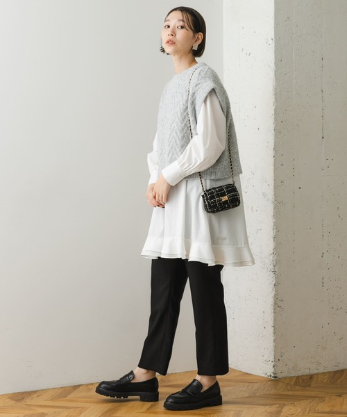 「F by ROSSO」 長袖ブラウス FREE オフホワイト レディース_画像5