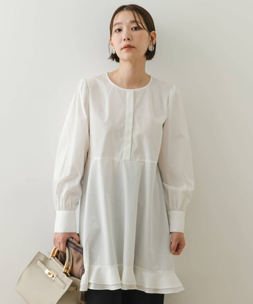 「F by ROSSO」 長袖ブラウス FREE オフホワイト レディース_画像7