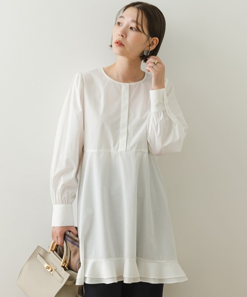 「F by ROSSO」 長袖ブラウス FREE オフホワイト レディース_画像8