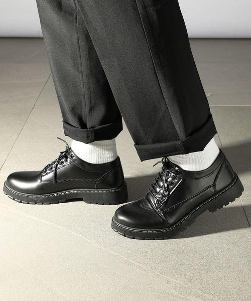 「SETUP7」 シューズ 40 ブラック系その他2 メンズ_画像4