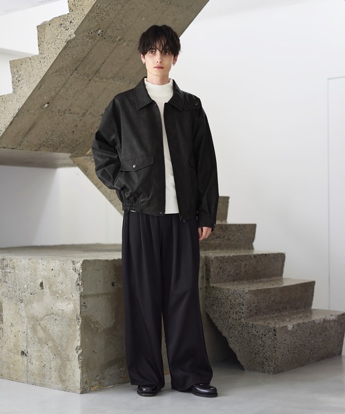 「ASTRONOMY」 長袖ニット L ホワイト メンズ_画像5