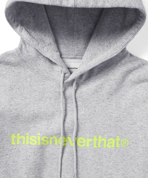 「thisisneverthat」 プルオーバーパーカー S ダークブラウン メンズの画像