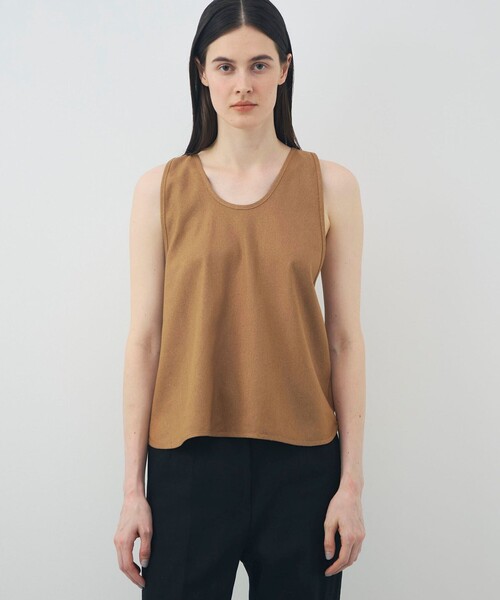 BASERANGE（ベースレンジ） ブラウス シャツ BASERANGE APRON TOP
