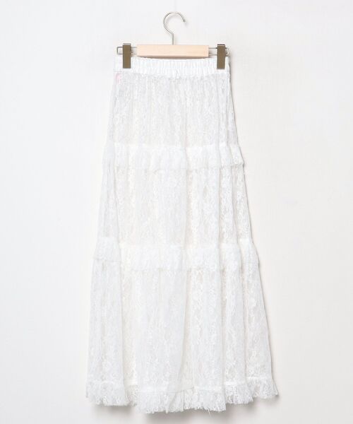 「WC」 フレアスカート FREE ホワイト レディース_画像2