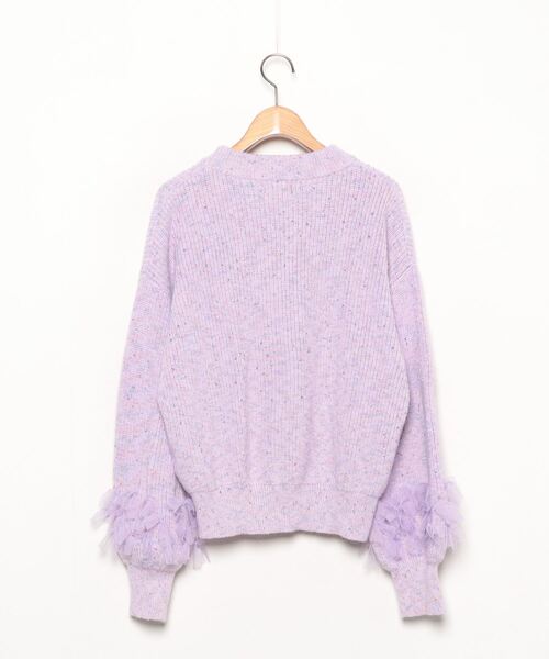 「Re.Verofonna」 長袖ニット MEDIUM パープル レディース_画像2