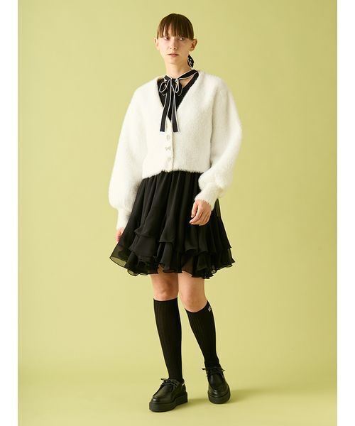 FURFUR（ファーファー） ニットカーディガン F ピンク レディース