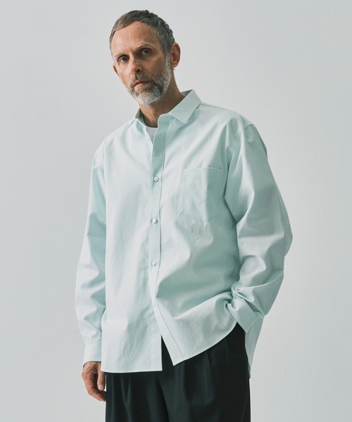 ATON（エイトン） シャツ 「ATON / エイトン」WASHER OXFORD LOOSE FIT