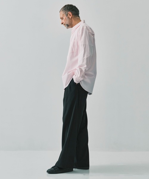 ATON（エイトン） シャツ 「ATON / エイトン」WASHER OXFORD LOOSE FIT