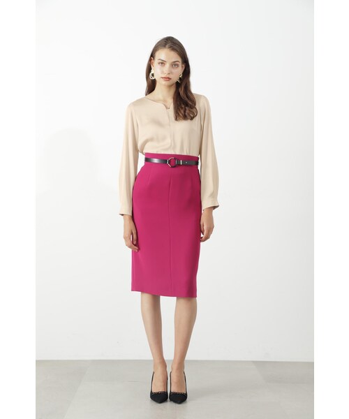 「PINKY&DIANNE」 長袖ブラウス 38 ベージュ レディース_画像4