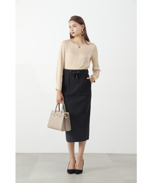 「PINKY&DIANNE」 長袖ブラウス 38 ベージュ レディース_画像5