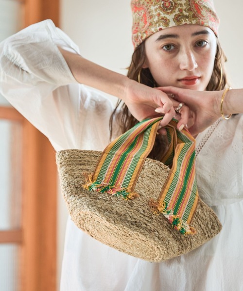 George's かごバッグ カゴバッグ 「EARTH MADE」テープジュートBAG