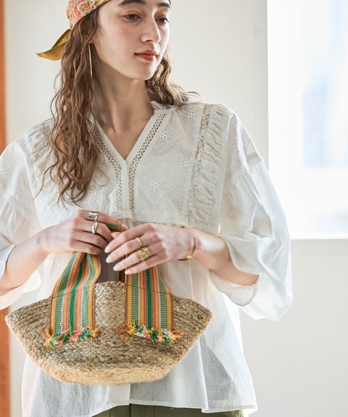 George's かごバッグ カゴバッグ 「EARTH MADE」テープジュートBAG