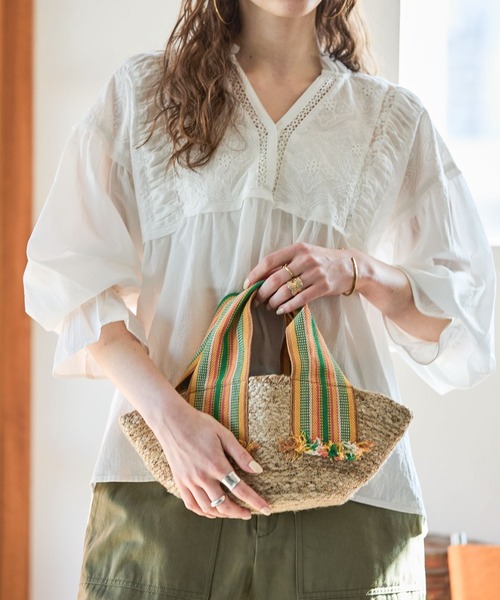 George's かごバッグ カゴバッグ 「EARTH MADE」テープジュートBAG