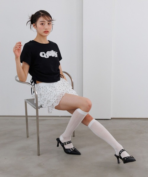 repipi armario（レピピアルマリオ） 靴下 シアーハイソックス キッズ