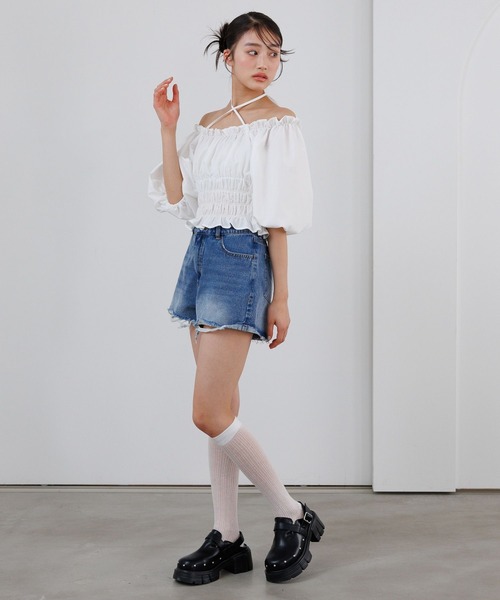 repipi armario（レピピアルマリオ） 靴下 シアーハイソックス キッズ