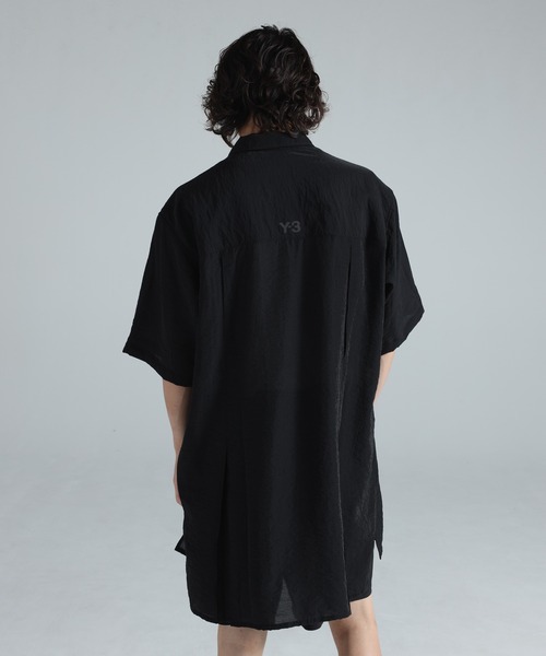 シャツ Y-3 PLACED GRAPHIC SHORT SLEEVE LONG SHIRT メンズの画像