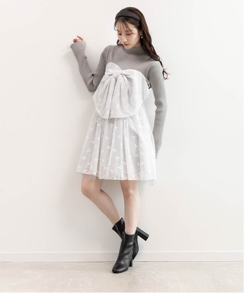 「RANDA」 ショートブーツ LL ブラック レディース_画像8