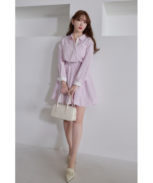 Her lip to 長袖ワンピース M ピンク レディース : ZOZOTOWN Yahoo!店