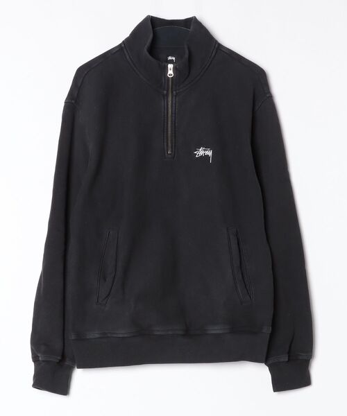 Stussy ブラック カーディガン STUSSY（ステューシー） カーディガン SMALL ブラック メンズ