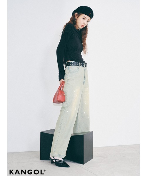 「LILY BROWN」 2WAYバッグ「KANGOLコラボ」 FREE シルバー レディースの画像