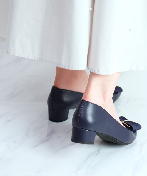 「artemis by DIANA」 パンプス 24.5cm ネイビー レディース_画像4